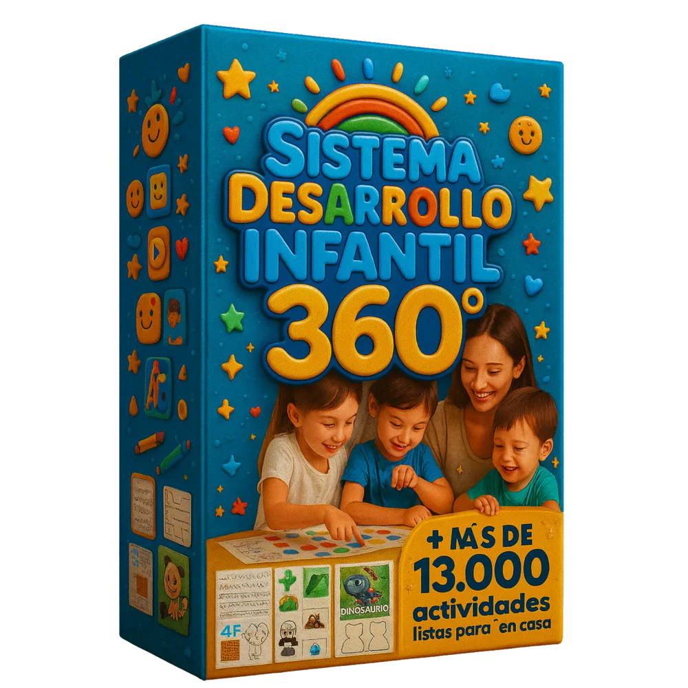 Sistema de Desarrollo Infantil 360: +13.000 Actividades listas para imprimir